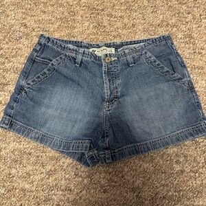 Vintage American Eagle Outfitters Blue Denim Women's Shorts